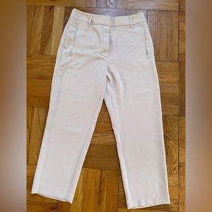 Aritzia Wilfred Pants Wide Leg High Waist Womens Cream Size 12